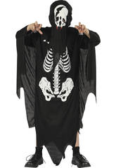 D�guisement D�mon Squelette Gar�on Taille XL