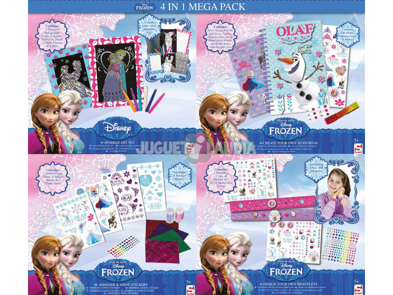 Frozen 4 en 1 Mega Pack