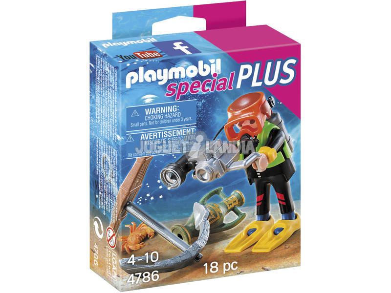 Playmobil Plongeur avec Appareil Photo