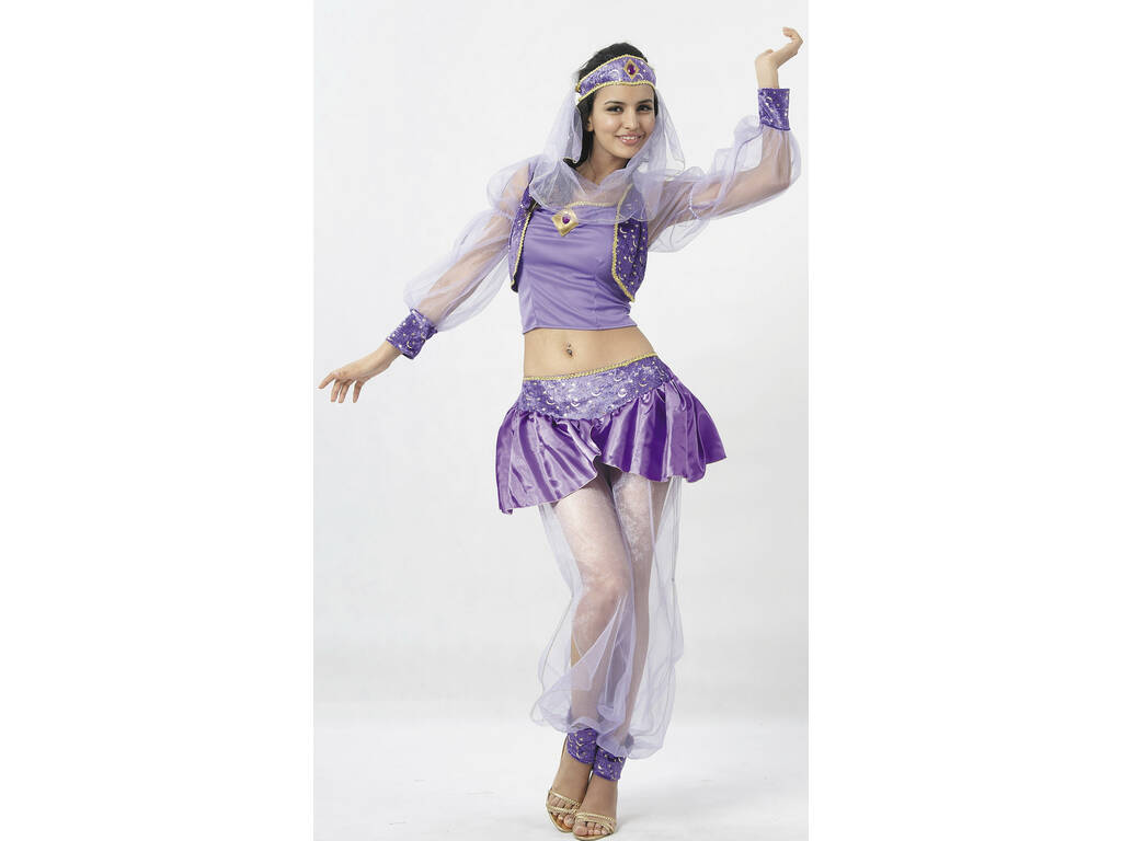 Traje de bailarina árabe transparente para Mulher Tamanho X