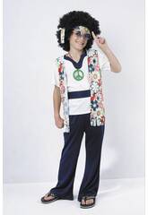 Hippie-Kostüm für Kinder, Größe M