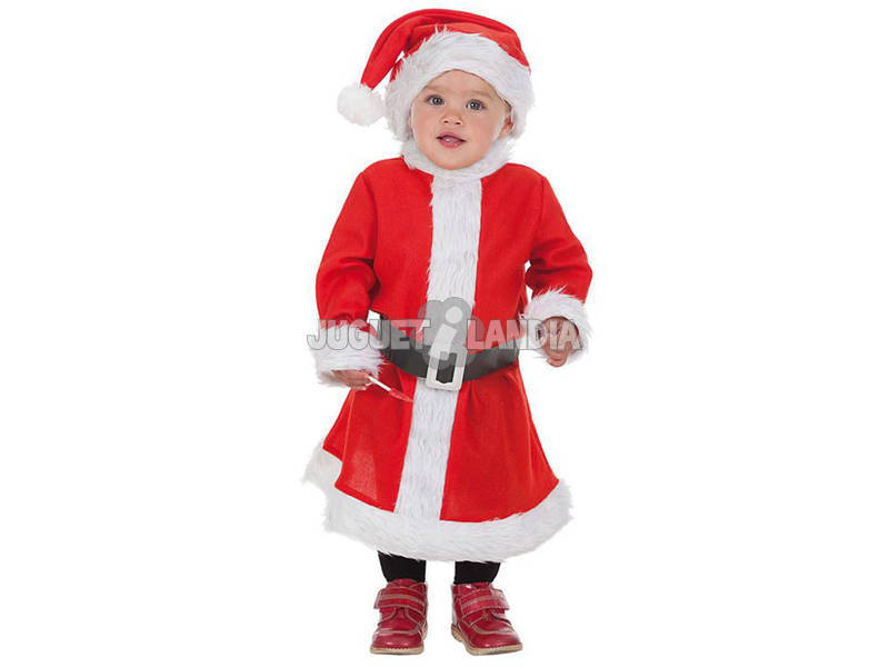 Costume Bimba Babbo Natale XS Llopis 7230