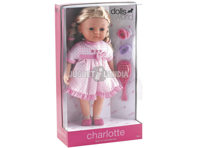 Poupée Charlotte Blonde 36 cm.