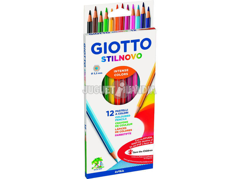 Lápices colores Stilnovo 12 unidades