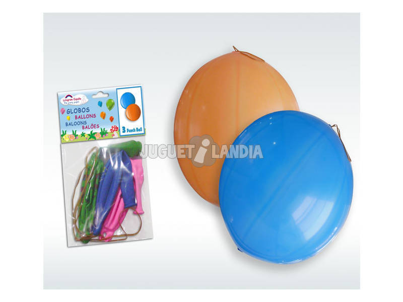 Balões Látex Punch Ball 3 Unidades 44x47 cm