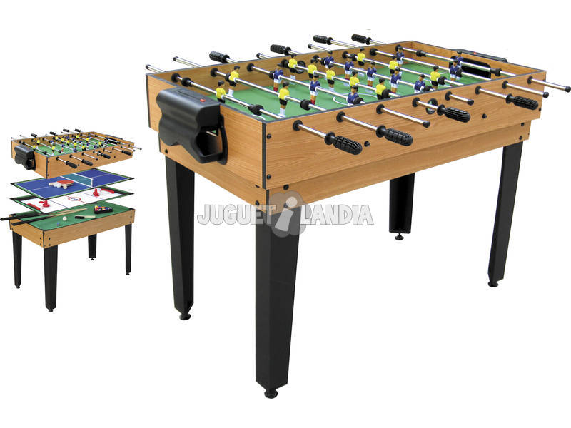 Mesa multijuegos 4 EN 1 de 124x61x81 CM - Juguetilandia