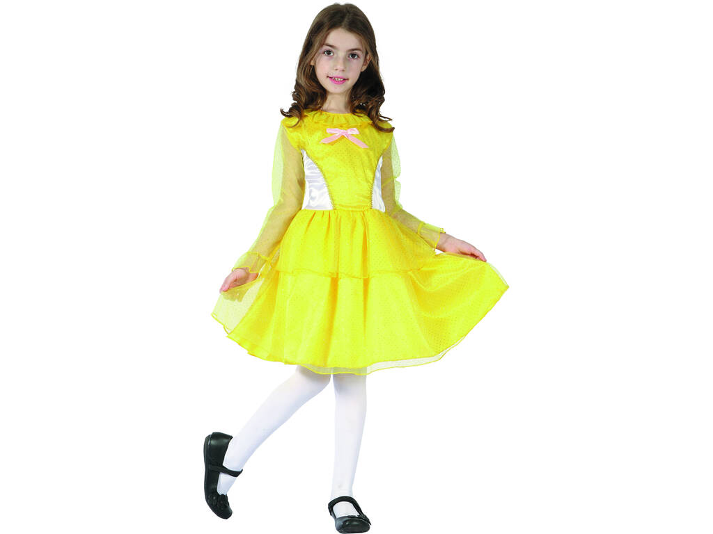 Kostüm Prinzessin gelbe Mädchen Größe M