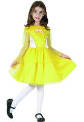 Kostüm Prinzessin Gelb Mädchen Größe L
