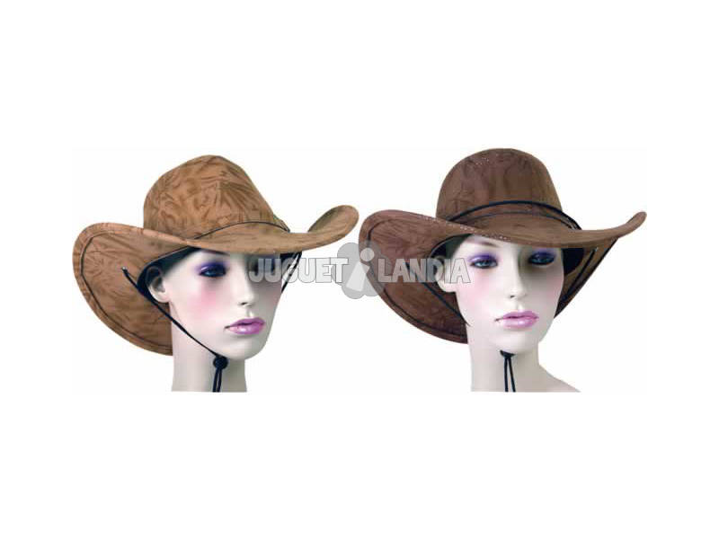 Cappello Cowboy Camoscio Assortimento 3 Colori