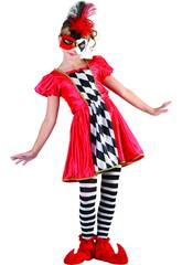 imagen Déguisement Clown Arlequin Fille Taille S