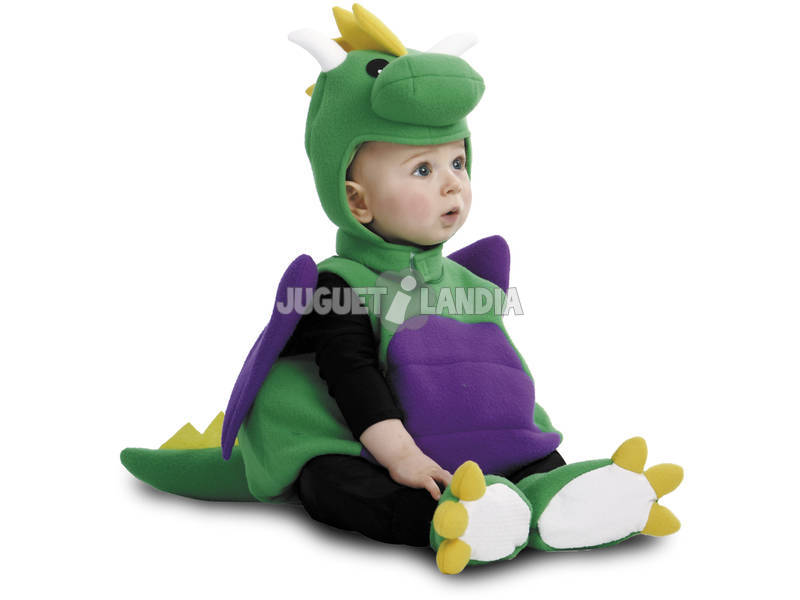Disfraz Bebé M Dinosaurio Verde