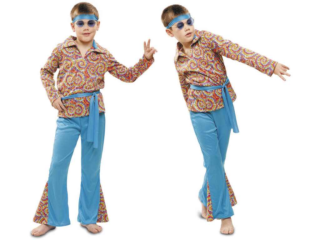 Disfraz Niño XL Hippie Psicodélico