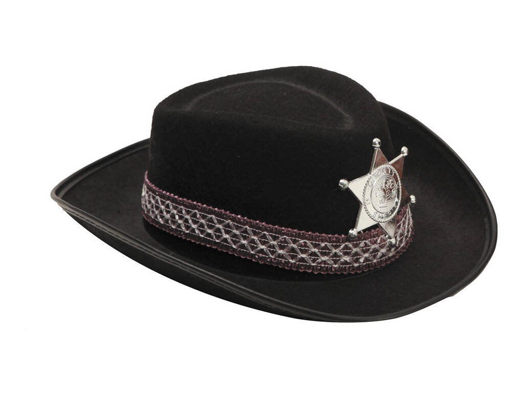 Sombrero Vaquero Niño Negro - Juguetilandia