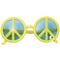 imagen Gafas Simbolo de la Paz Amarillas