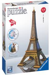 Puzle 3D 216 piezas Torre Eiffel Ravensburger 12556