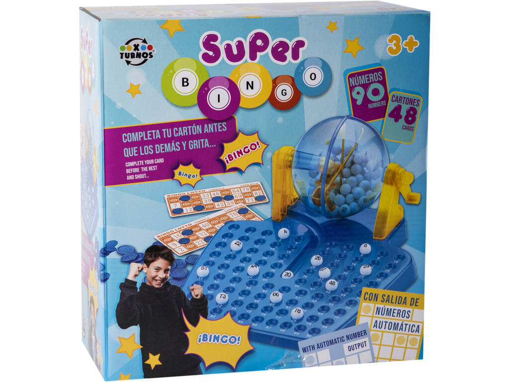 Jogo de tabuleiro de bingo para crianças