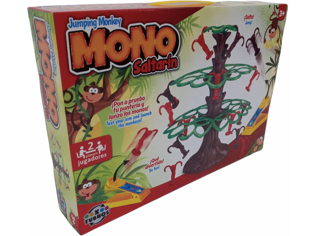 Modelo de jogo com macaco na floresta