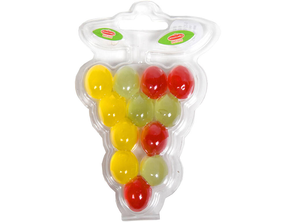 Mini-grappe de raisins porte-bonheur en gomme de 25 g
