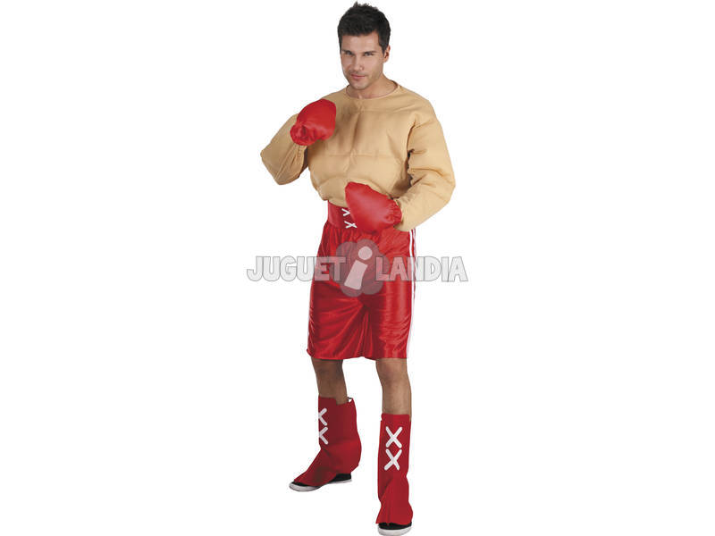 Kostüm Muskulöser Boxer Mann Größe XL