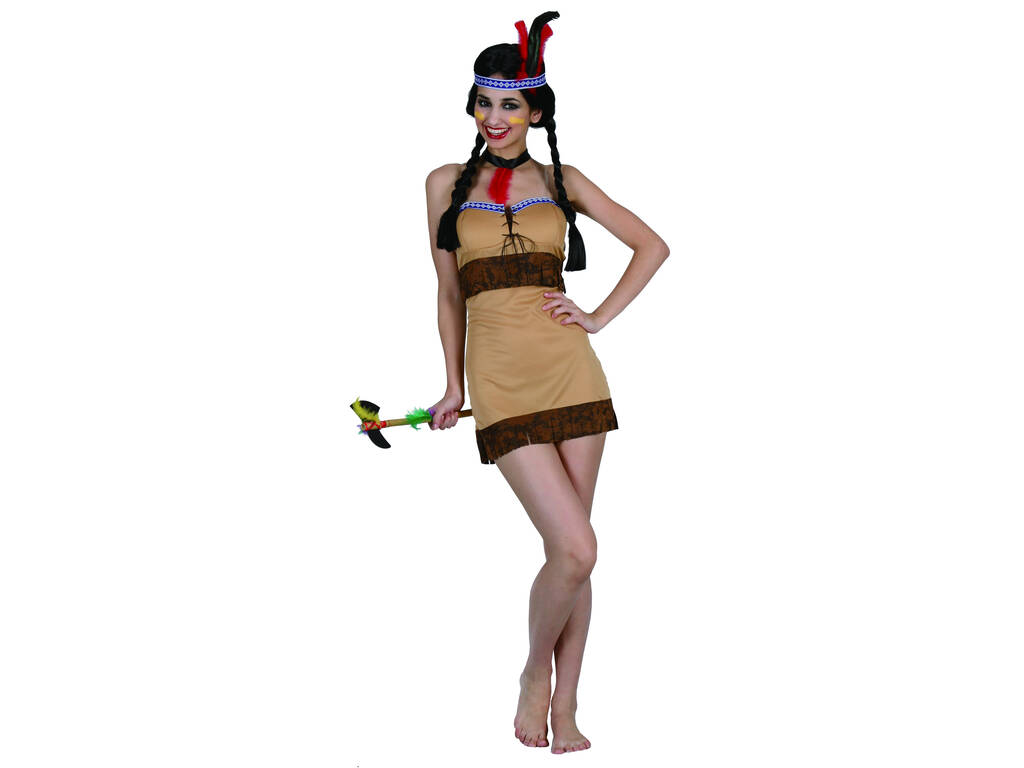 Disfraz India Sexy Tocado, Vestido Y Polainas Talla M-l (206241) con  Ofertas en Carrefour