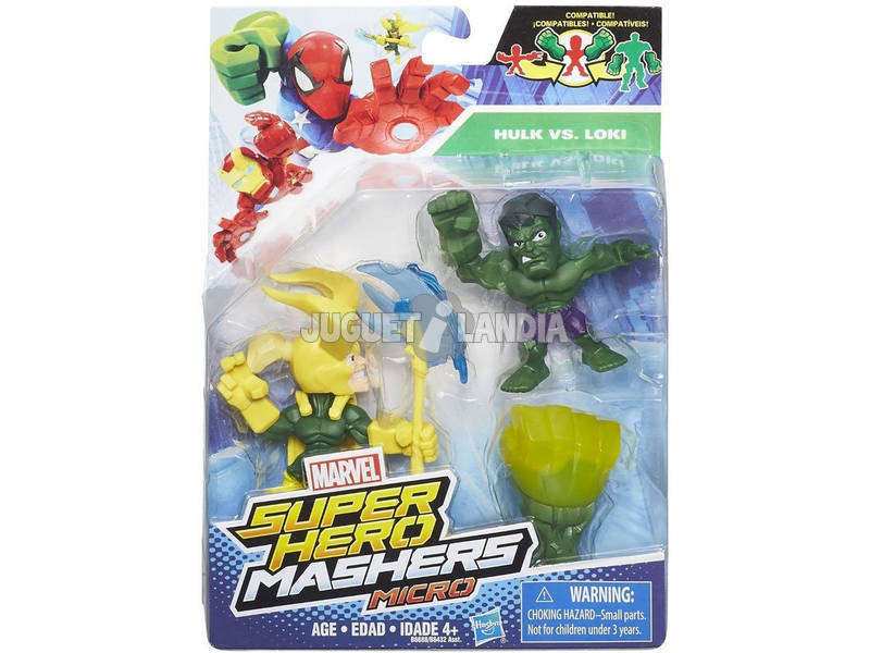 Super Hero Mashers pack 2 Figuras HASBRO B6432EU4