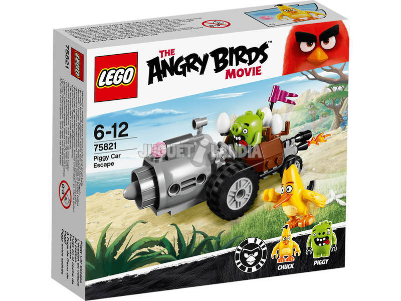 Lego Angry Birds L'évasion Dans la voiture du Cochon 75821