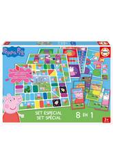 Juego de Mesa Peppa Pig Set Especial 8 en 1 EDUCA 16791