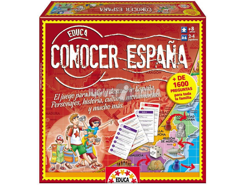 Juego de Mesa Conocer España Educa 14668
