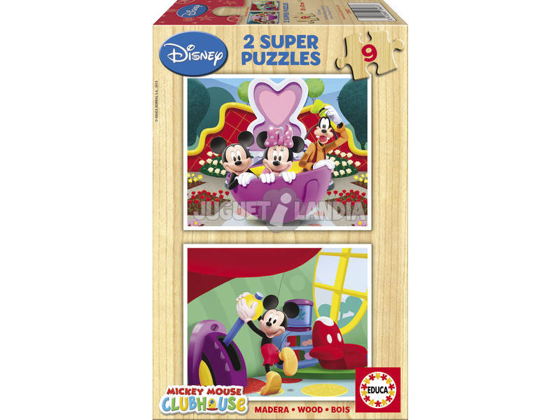 Puzzle 2X9 Mickey Mouse Club House Educa 13467