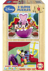 Puzzle 2x9 Mickey Mouse Club House