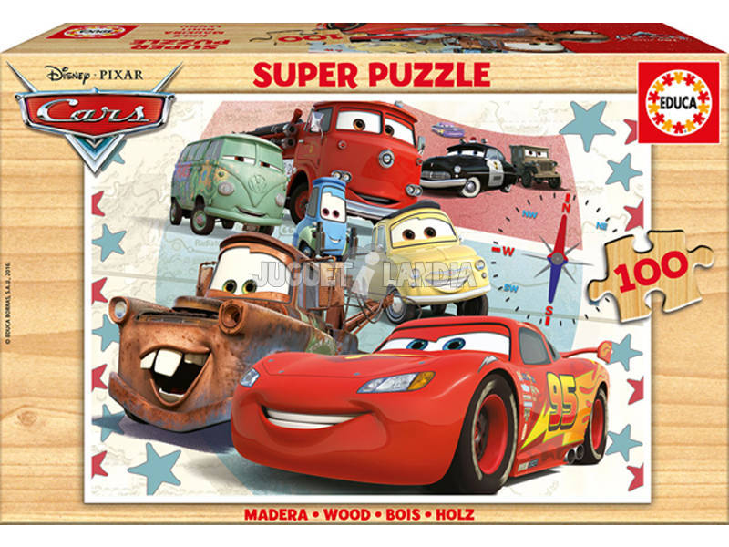 Puzzle 100 Cars Educa 16800