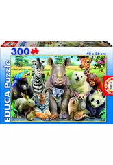 Puzzle 300 Faunia Educa 15908