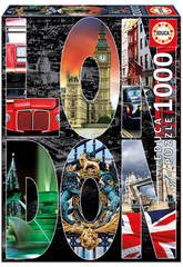 imagen Puzzle 1000 Collage de Londres Educa 16786