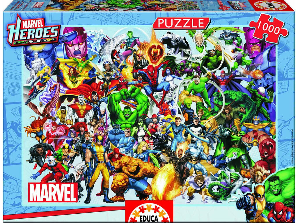 Puzzle 1000 Los Héroes de Marvel Educa 15193