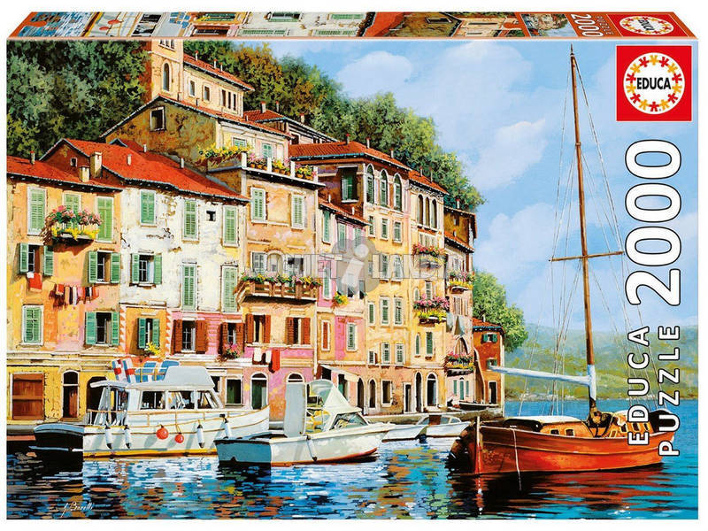 Puzzle 2000 La Barca Rossa alla Calata, Guido Borelli