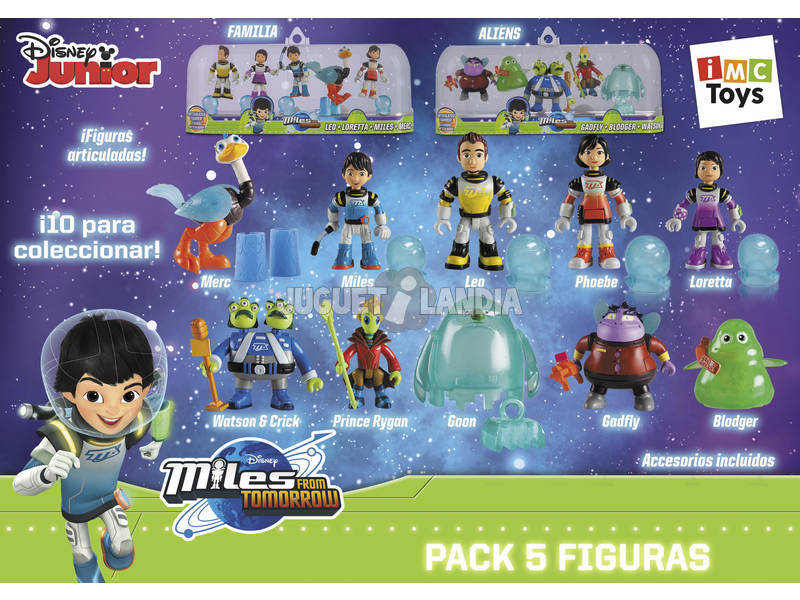Miles Figuras Pack 5. Imc Toys 481015