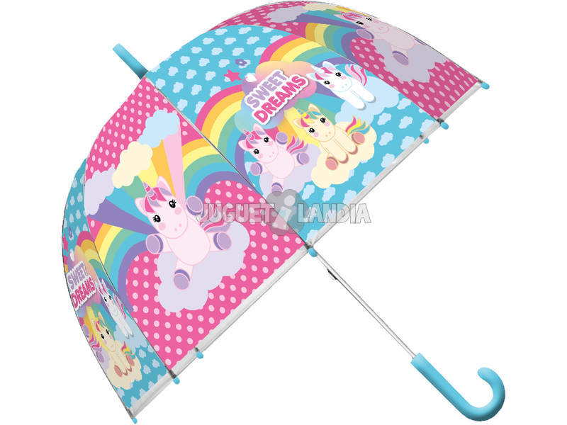 Regenschirm Einhorn 46 cm. Von Kids KL10566