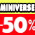 50% descuento 2 unidad