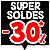Soldes de 20%, 30%, 40%, 50% dans une grand sélection.
