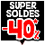Soldes de 20%, 30%, 40%, 50% dans une grand sélection.