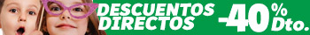 Descuentos directos del 10% al 50% en una selección de artículos