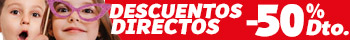 Descuentos directos del 10% al 50% en una selección de artículos