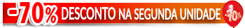 70% de desconto na 2ª unidade