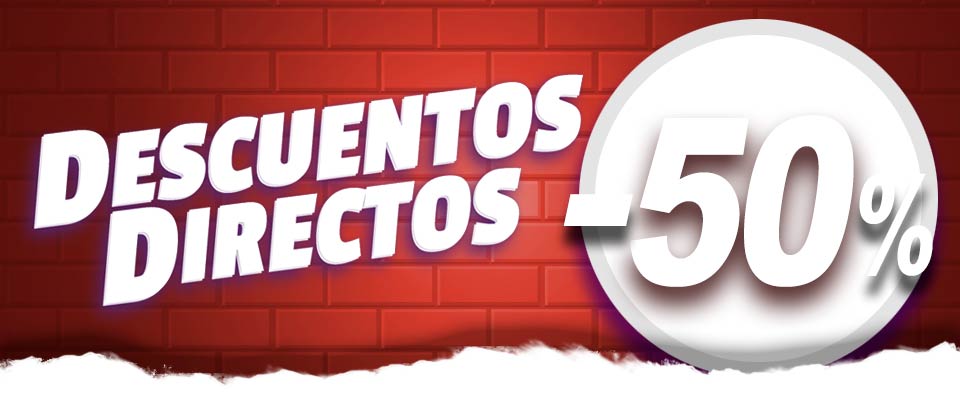 Descuentos directos del 30% al 80% en una selección de artículos