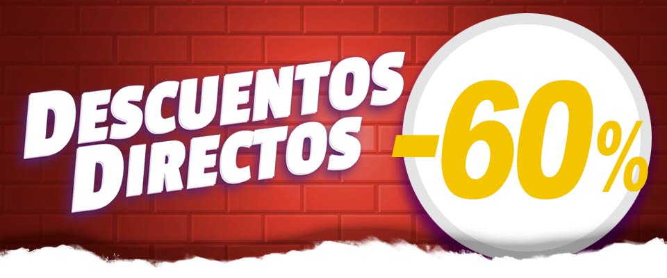 Descuentos directos del 30% al 80% en una selección de artículos
