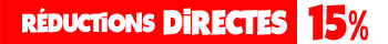 #RestezChezVous Réductions directes de 10% à 25% sur une sélection d'articles.