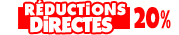 #RestezChezVous Réductions directes de 10% à 25% sur une sélection d'articles.