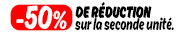 50% descuento 2� unidad