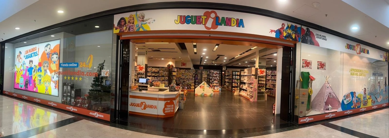 Puerta de la tienda Juguetilandia