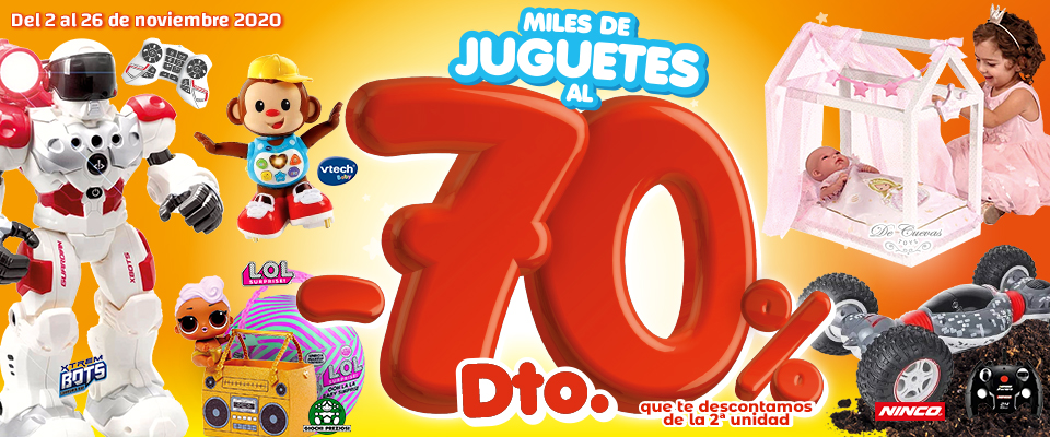 70% descuento 2ª unidad